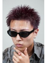 オーシャントーキョー ホワイト 原宿(OCEAN TOKYO WHITE)&nbsp;短髪スパイキーショートベリーショート赤髪