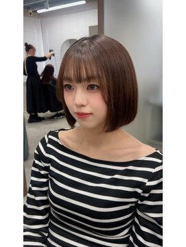 ボタン ハカタ(VOTAN hakata) 【ろみおStyle】ボブ/ボブレイヤー/ダークブラウン/福岡美容室