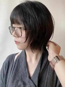 モリオフロムロンドン 原宿本店(morio from London) 【morio原宿】顔まわりレイヤー姫カットウルフ