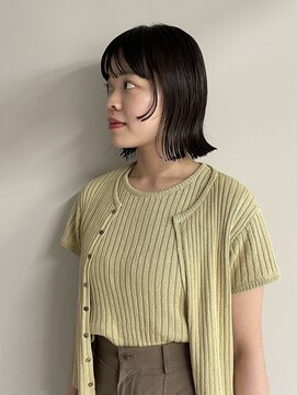 切りっぱなしボブ