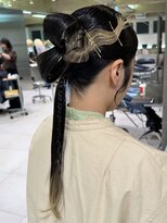 ダブ アオヤマ(DaB AOYAMA)&nbsp;タイトヘアアレンジお呼ばれアレンジ結婚式アレンジ