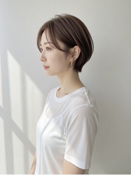 ゲイン(Gain) ショートカット・レイヤーカット×白髪ぼかし