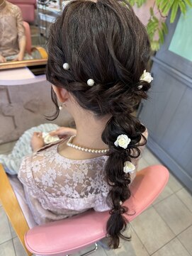 ミーネピンク 行徳(Miene Pink) 大人かわいいヘアアレンジ20代30代40代☆髪質改善【Pink】