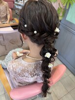 ミーネピンク 行徳(Miene Pink) 大人かわいいヘアアレンジ20代30代40代☆髪質改善【Pink】