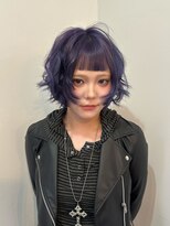 キイ 原宿 表参道(K.e.y)&nbsp;ダブルカラー/デザインカラー/レイヤーカット/シャギーカット