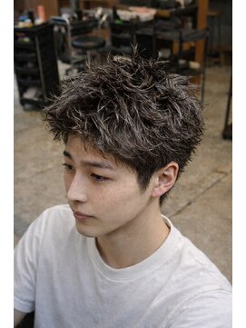 ジェットブラックキューサンロク(JET BLACK 936) ツイストスパイラルパーマ束感カスタムセット