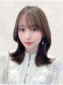 ＊20代30代40代◎小顔シースルー2way前髪レイヤーくびれヘア