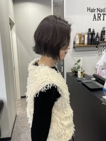 ヘアーネイル アーテ(Hair Nail ARTE)&nbsp;【岡山/総社】パッツっとミニボブ