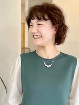ベイ(BAE)&nbsp;癖を活かしたレイヤーボブ/20代/30代/40代/新潟ショートボブ