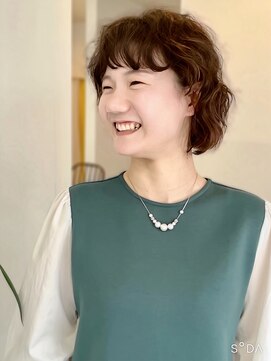 ベイ(BAE) 癖を活かしたレイヤーボブ/20代/30代/40代/新潟ショートボブ