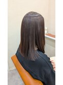 縮毛矯正でまっすぐに