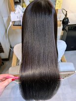 ヘアリゾート粋 ウナム 新宿東口店(enam)&nbsp;艶髪ストレート/ロング/ダークカラー/ブラウン/髪質改善