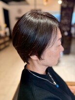 ヘアリゾート粋 ティガ 池袋店(tiga)&nbsp;ショートカット/ハンサムショート/ダークブラウン