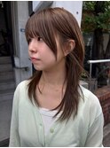 ハッシュカット/ハッシュレイヤー/ミントブラウン