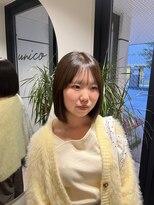 ユニコ(unico)&nbsp;透明感カラー/赤みを抑えた透明感カラー/ベージュ/グレージュ