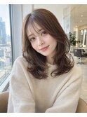 ミディアムレイヤー20代30代40代前髪あり前髪なし面長丸顔大宮