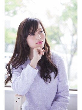 ヘアーデザイン メルシー(Hair design merci) パープルアッシュ☆ゆるパーマ