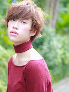 ノラ ヘアーサロン(NORA HAIR SALON) NORA【ERI】小顔くせ毛風セミウェットマッシュショート