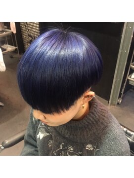 ゾーマ(ZOUMA) いいくすみのネイビーブルー！　ＴＲＩＣＫＳＴＹＬＥ☆