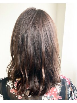 アオヘアーガーデン(ao hair garden) 【ao hair garden】ブルーベリーアッシュ×ミディパーマ