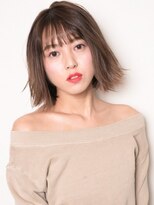 クアトログランシュ ひたちなか店(QUATRO×GranCieux)&nbsp;抜け感たっぷり♪外ハネミディ★QUATRO106★