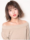 抜け感たっぷり♪外ハネミディ★QUATRO106★