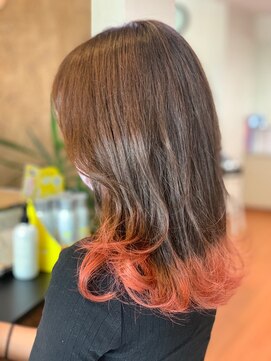 アークスヘアー インスタ人気★映える裾カラー×ナチュラルレイヤー