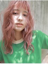 オンヌ(onnu)&nbsp;オン眉ピンクベージュロング