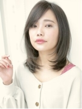 アグ ヘアー バーチ 鯖江店(Agu hair birch) 品よく清楚な内巻きミディ