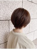 イメチェン/似合わせカット/フルバング/レッドブラウン/柏