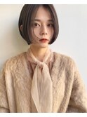 ショートbob×ナチュラルハイトーン