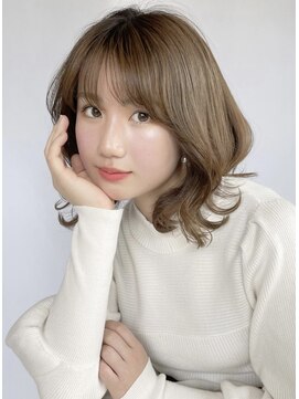 バランスエピ(BALANCE epi) 大人可愛い透明感☆イルミナカラーモテ愛されミディ♪