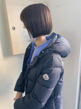 キャンバス バイ ネオリーブ 横浜西口(Canvas by neo.) ミニボブ ぱっつとボブ 似合わせボブ 【sk】