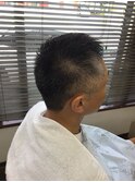 グレイヘアーフェードカット