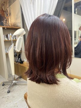 マロウ(mallow) 《花屋併設》レッドカラー@20代30代40代@COTAトリートメント