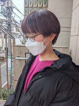 ゴーズゴー 吉祥寺(e)店(go s go) 【吉祥寺】メガネに合うマッシュショート/2ブロ