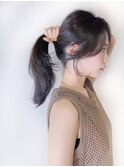［stylist芹原］くくっても可愛い顔周りのデザイン4