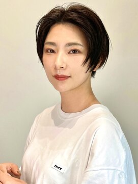 リア 自由が丘(REA) 【スタイリング簡単】レイヤーハンサムショート×ショートボブ