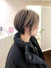コヌン 福島店(Konun.) ショートに個性を。【福島駅/ショート】アイロンなし