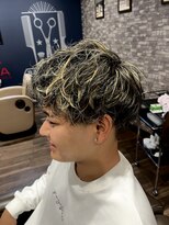 ユメタロウ(YUMETARO)&nbsp;フェード　ツイスパ　メッシュ　ハイライト