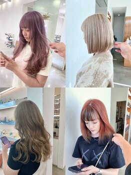カッツ 駅家店(CUT S)の写真/【福山/駅家】個性派カラーや、ハイライト・グラデーションを使ったデザインで流行のヘアカラーに★