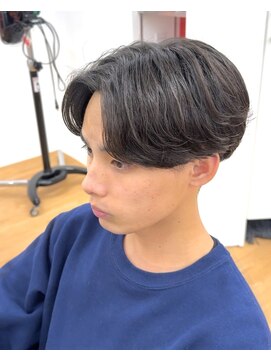 ビカム 名駅(become) 【メンズ爽やかセンターパート】ナチュラルヘア　名古屋　名駅