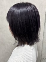 ルノン フィージュ(LUNON fieju)&nbsp;ラベンダーグレージュ/外ハネボブ/ブリーチカラー