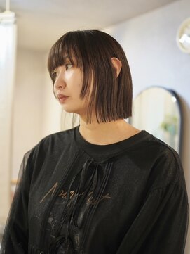 ナンバー 六本松(Number) 《はまだ かんた》ボブ×顔まわりレイヤー!