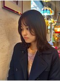 【FAVOR店長】ミディアムくびれレイヤー　パーソナルカラー診断