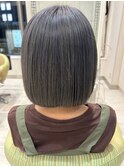 大人可愛い大人美人くすみカラーアッシュグレーベージュ