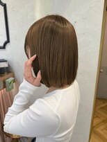 ロンドプランタン 恵比寿(Lond Printemps)&nbsp;ミディアムメルティカラー×ブリーチなしボブ韓国［恵比寿］