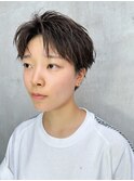 ツイストスパイラルパーマツーブロックマッシュメンズマッシュ