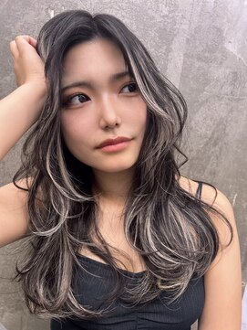 キング(K!ng) 縮毛矯正髪質改善ハイライトレイヤーカット枚方美容室エクステ