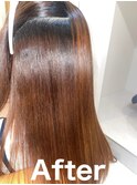 SLEEK式髪質改善【縮毛矯正】　アフター内側